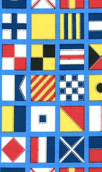 Bouvreuil Dress - Regatta Flags