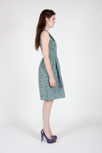 RN1706 - XS - Ani Dress - Navy floral