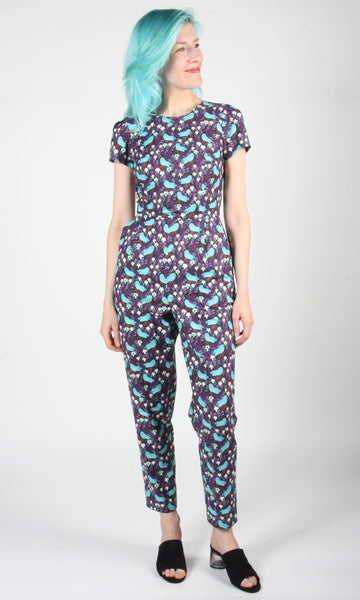 RN1678 - 16 - Auk Jumpsuit - Bird Forest