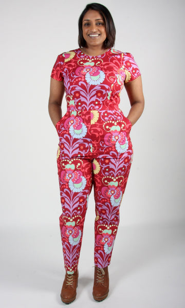 RN1342 - 6 - Auk Jumpsuit - Blacklight Orchid