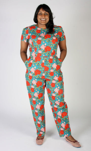 Auk Jumpsuit - Roses