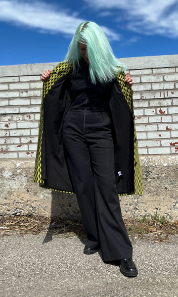 Blackcap Coat - Spring Geometric