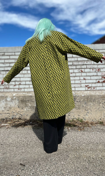 Blackcap Coat - Spring Geometric