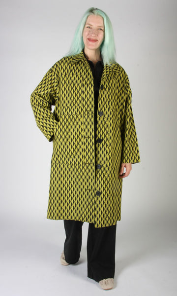 Blackcap Coat - Spring Geometric
