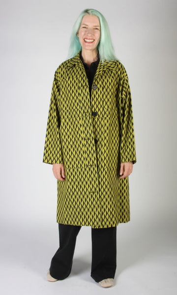 Blackcap Coat - Spring Geometric