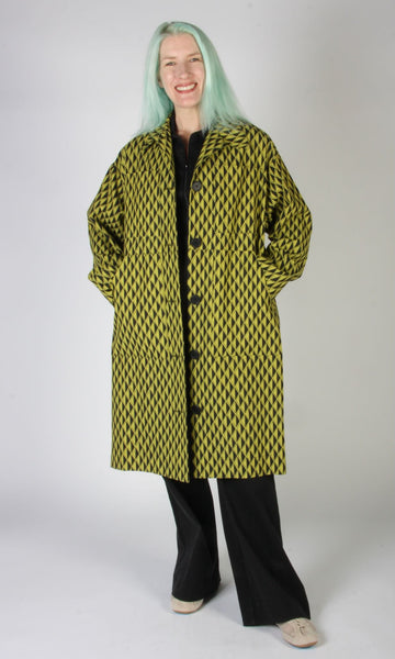 Blackcap Coat - Spring Geometric