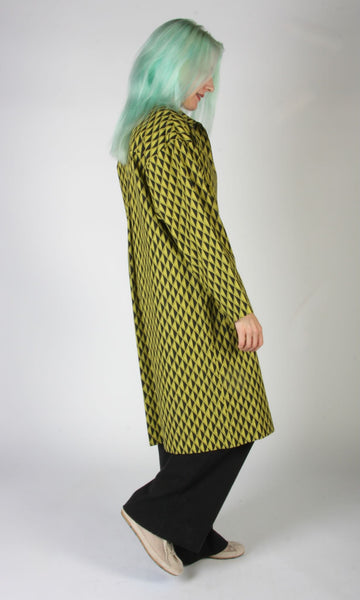 Blackcap Coat - Spring Geometric