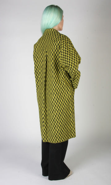 Blackcap Coat - Spring Geometric