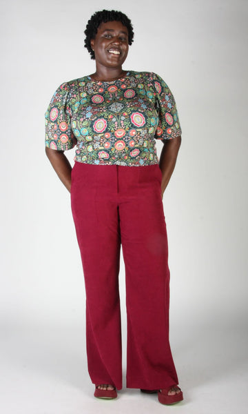 RN1328 - 12 - Bloodfool Pant - Mulberry