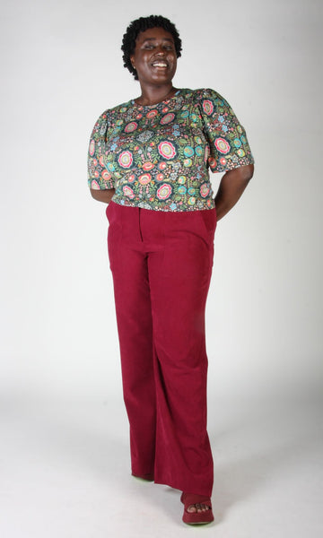 RN1328 - 12 - Bloodfool Pant - Mulberry