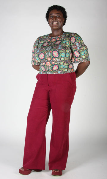 RN1328 - 12 - Bloodfool Pant - Mulberry