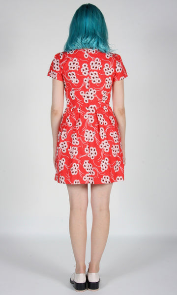 RN1289 - 6 - Bobolink Dress - Red Daisies