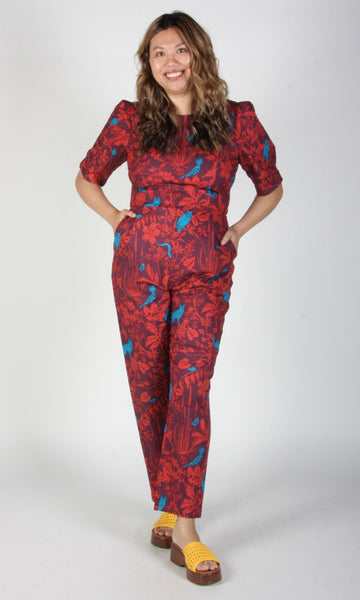 RN1343 - 14 - Brambling Jumpsuit - Cyanimal