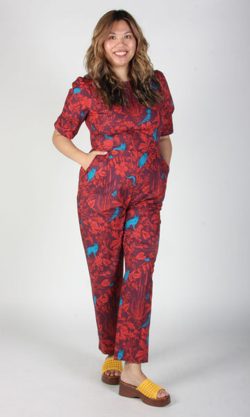RN1343 - 14 - Brambling Jumpsuit - Cyanimal