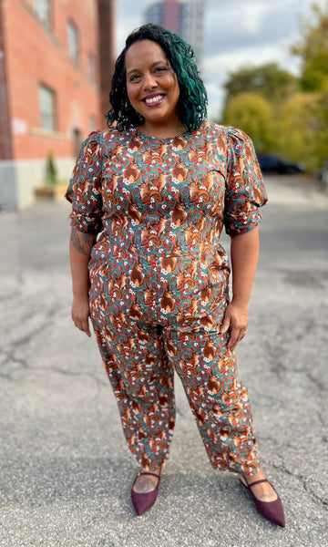 Brambling Jumpsuit - Hare Berry