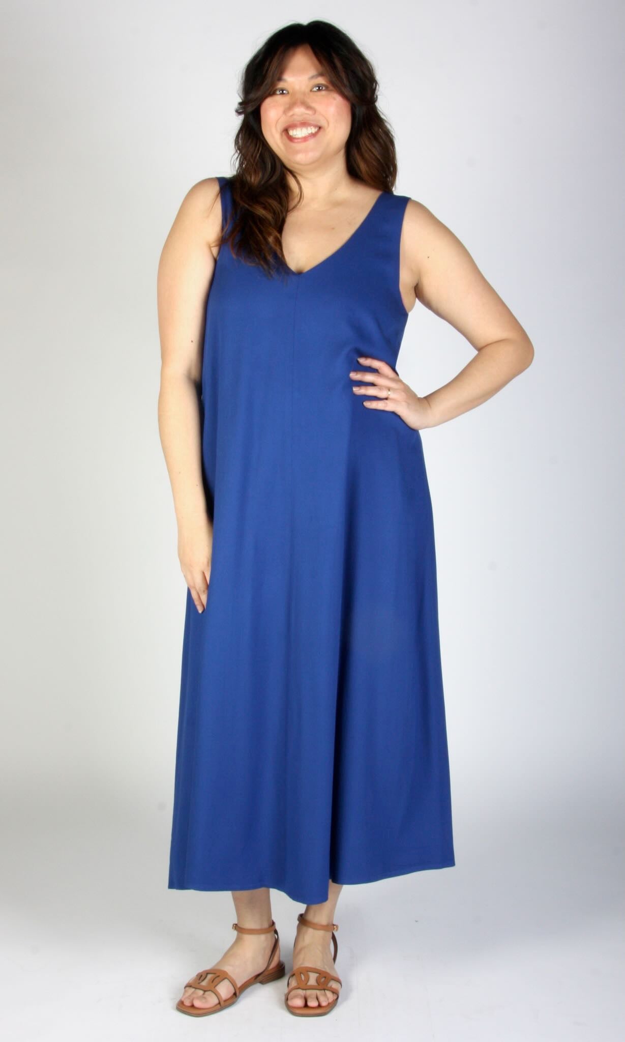 Brushfinch Dress - Cobalt