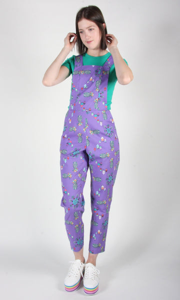 RN1340 - 14 - Bunting Overalls - Purple Pineapple Party