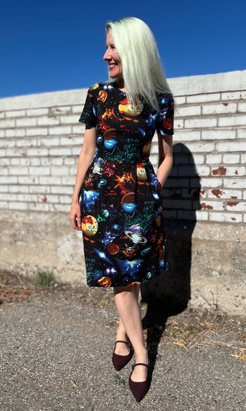Buttonquail Dress - Intergalactic