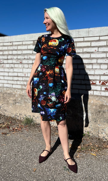 Buttonquail Dress - Intergalactic