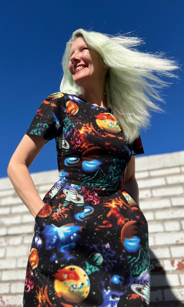 Buttonquail Dress - Intergalactic