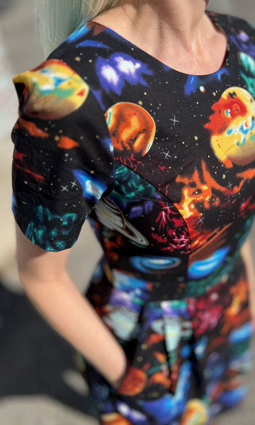 Buttonquail Dress - Intergalactic