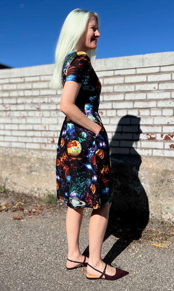 Buttonquail Dress - Intergalactic