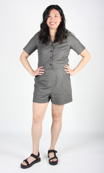 RN1470 - 6 - Umbrellabird Shorts - Grey Hatch