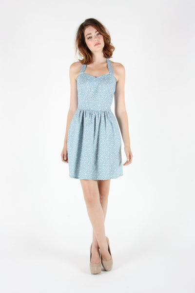 RN1259 - 8 - Chachalaca Dress - Blue Floral