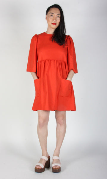RN1337 - 2X - Chimney Swift Dress - Poppy
