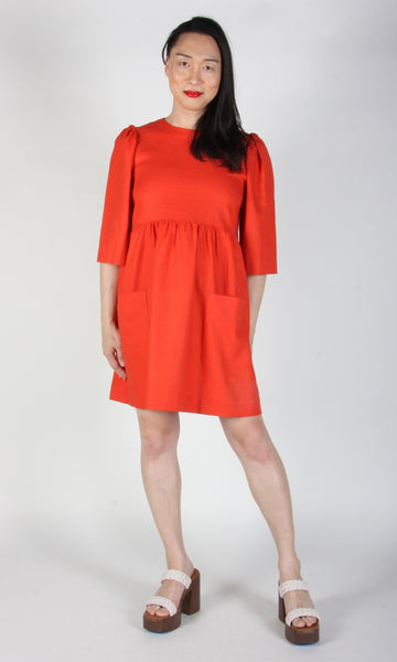 RN1337 - 2X - Chimney Swift Dress - Poppy