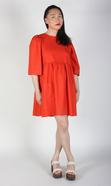 RN1337 - 2X - Chimney Swift Dress - Poppy