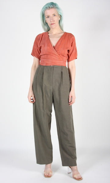 RN1215 - XS - Olomao Top - Sandwashed Coral