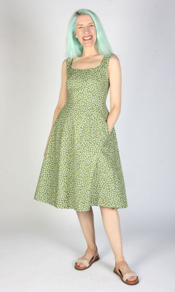 Columba Dress - Greenies