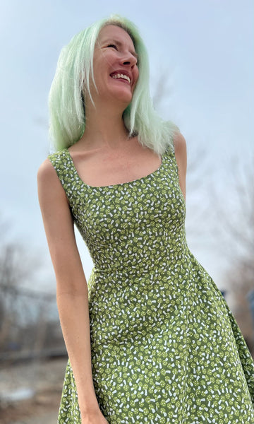 Columba Dress - Greenies