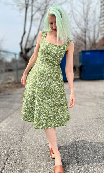 Columba Dress - Greenies
