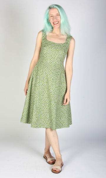 Columba Dress - Greenies