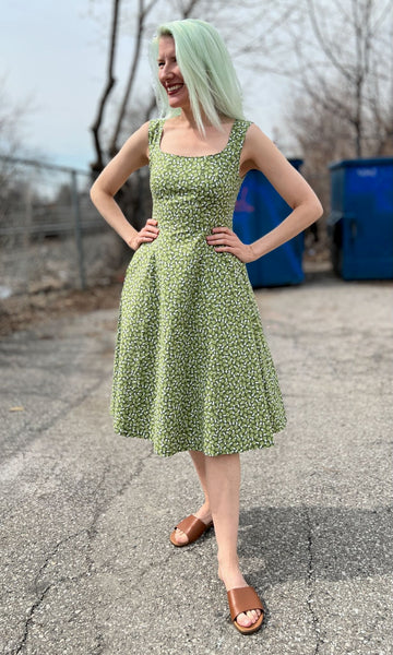 Columba Dress - Greenies