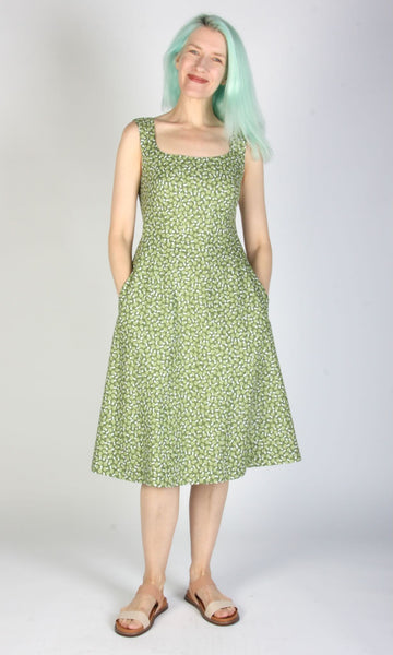 Columba Dress - Greenies