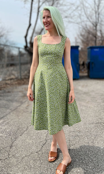 Columba Dress - Greenies