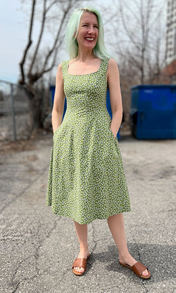 Columba Dress - Greenies