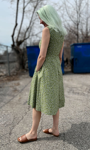 Columba Dress - Greenies