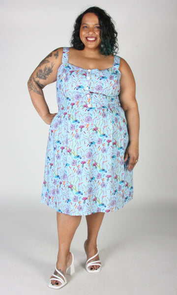 Corncrake Dress - Flower Toss