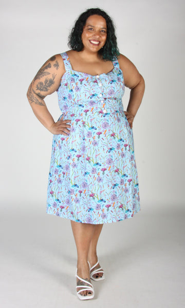 Corncrake Dress - Flower Toss