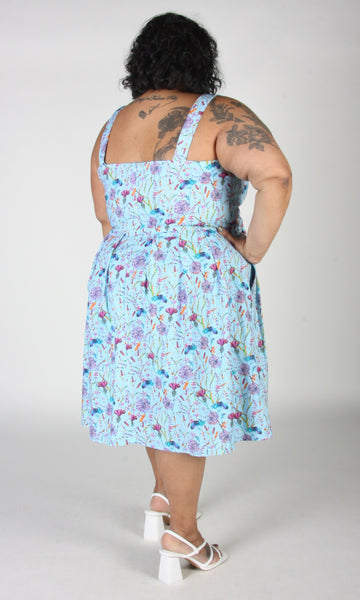 Corncrake Dress - Flower Toss