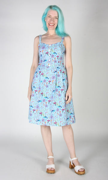 Corncrake Dress - Flower Toss
