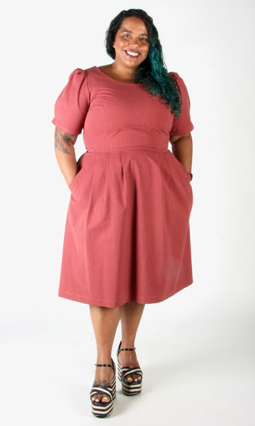 Crag Martin Dress - Rosewood