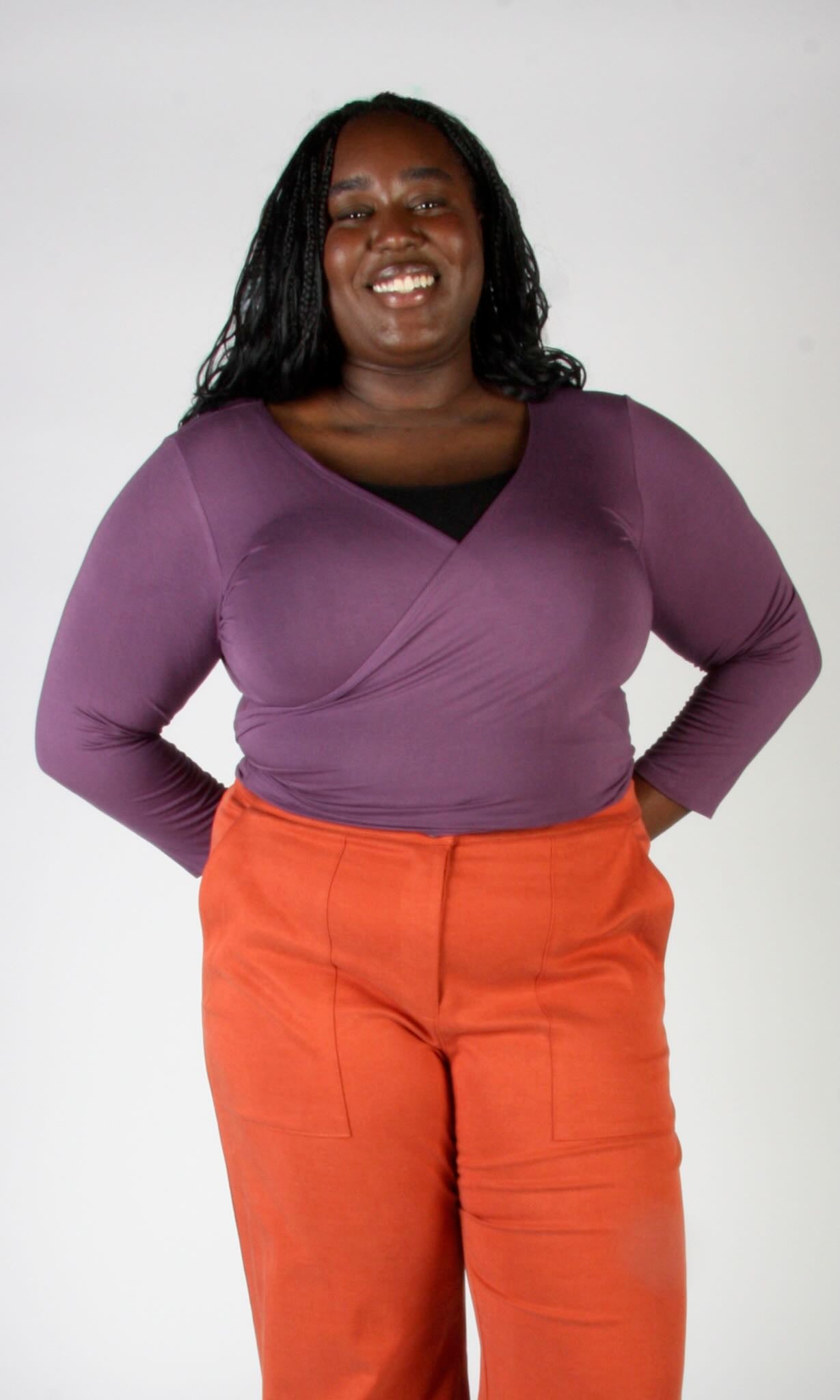 Crescentchest Top - Plum