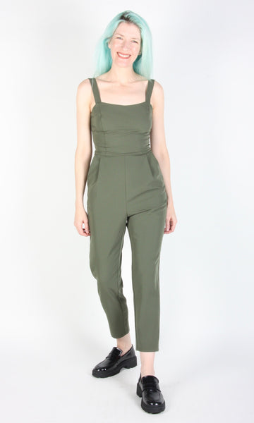 RN889 - 10 - Crossbill Jumpsuit - Olive