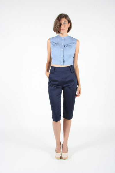 RN1533 - 10 - Curassow Top - Light Blue