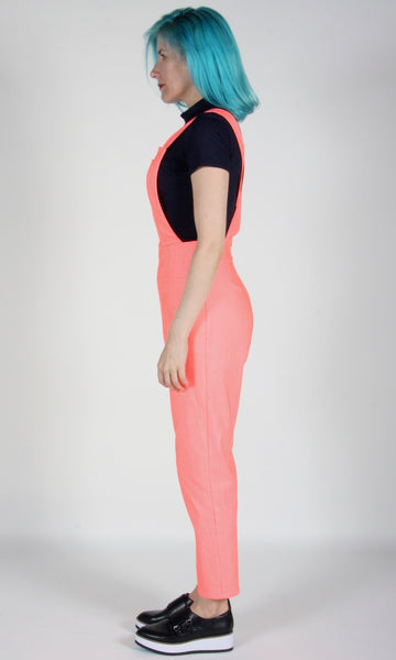 RN1491 - 8 - Currawong Overalls - Neon Coral